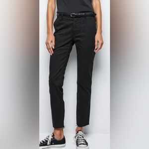 Nili Lotan Jenna Trouser Pant Washed Black Size 4